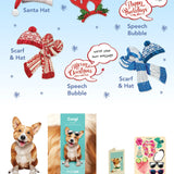 Holiday Corgi Pop-Up Card FreshCut Paper
