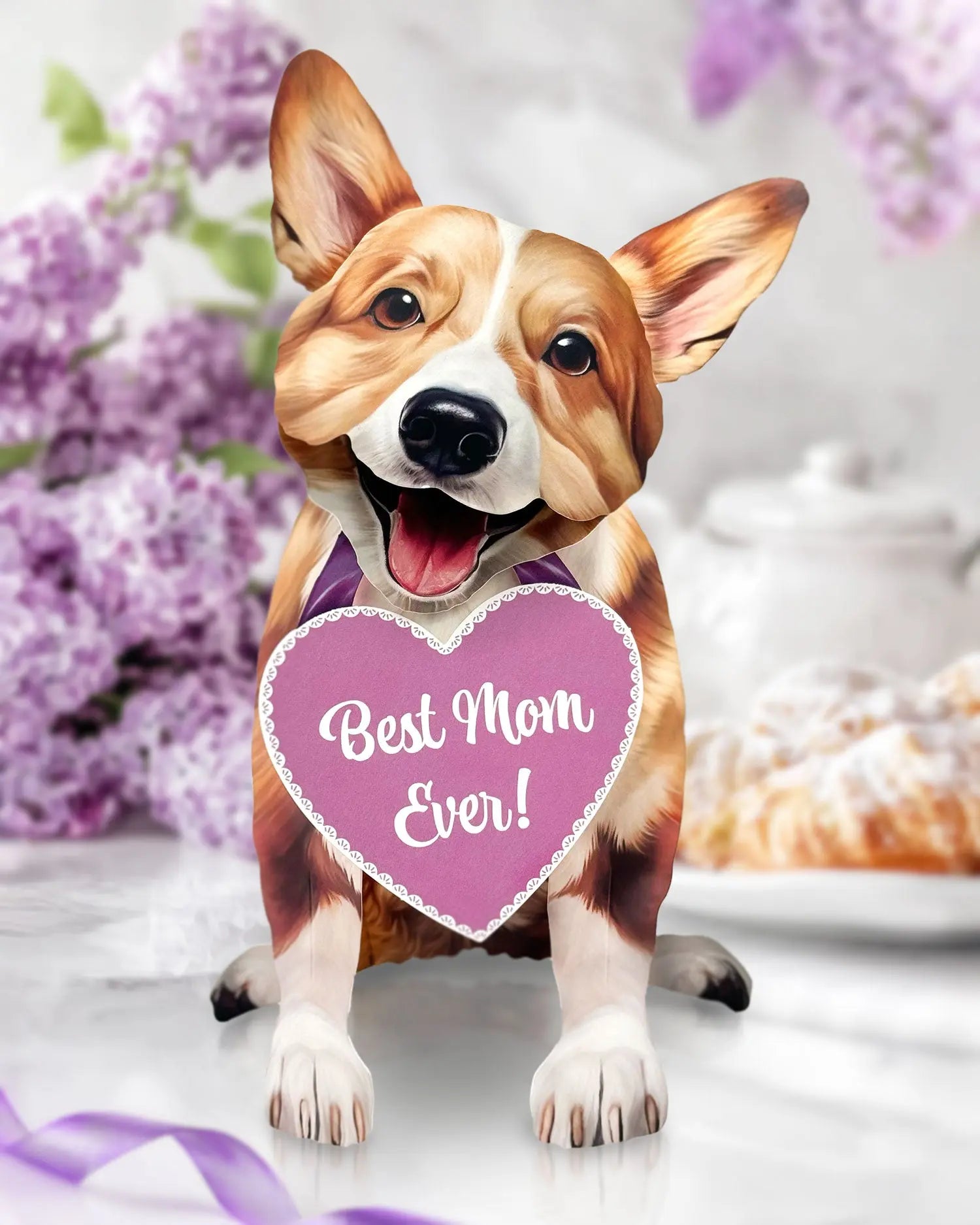 Mother's Day Corgi Pop-Up Card - FreshCut Paper