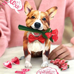 Valentine's Day Corgi Pop-Up Card FreshCut Paper