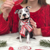 Holiday Pit Bull Pop-Up Card FreshCut Paper