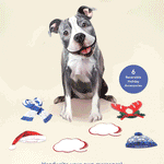 Holiday Pit Bull Pop-Up Card FreshCut Paper