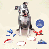 Holiday Pit Bull Pop-Up Card FreshCut Paper