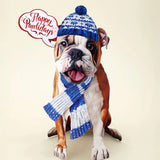 Holiday English Bulldog Pop-Up Card FreshCut Paper