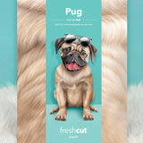 Pug Pop-Up Pup envelope