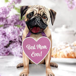 Mother's Day Pug Pop-Up Card - FreshCut Paper