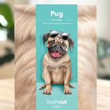Freshcut paper Pug pop-up card packaging