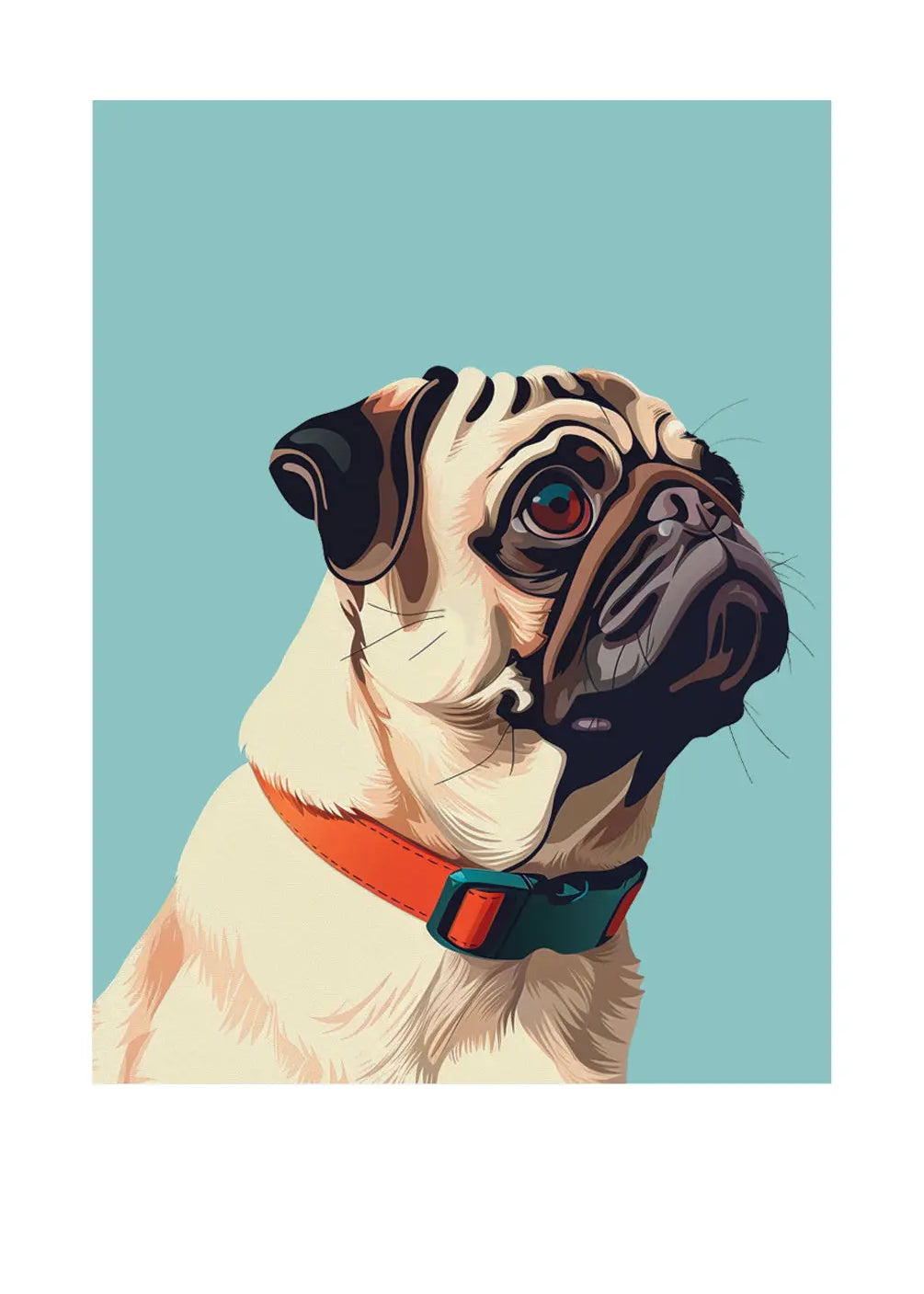 Pug Card - FreshCut Paper