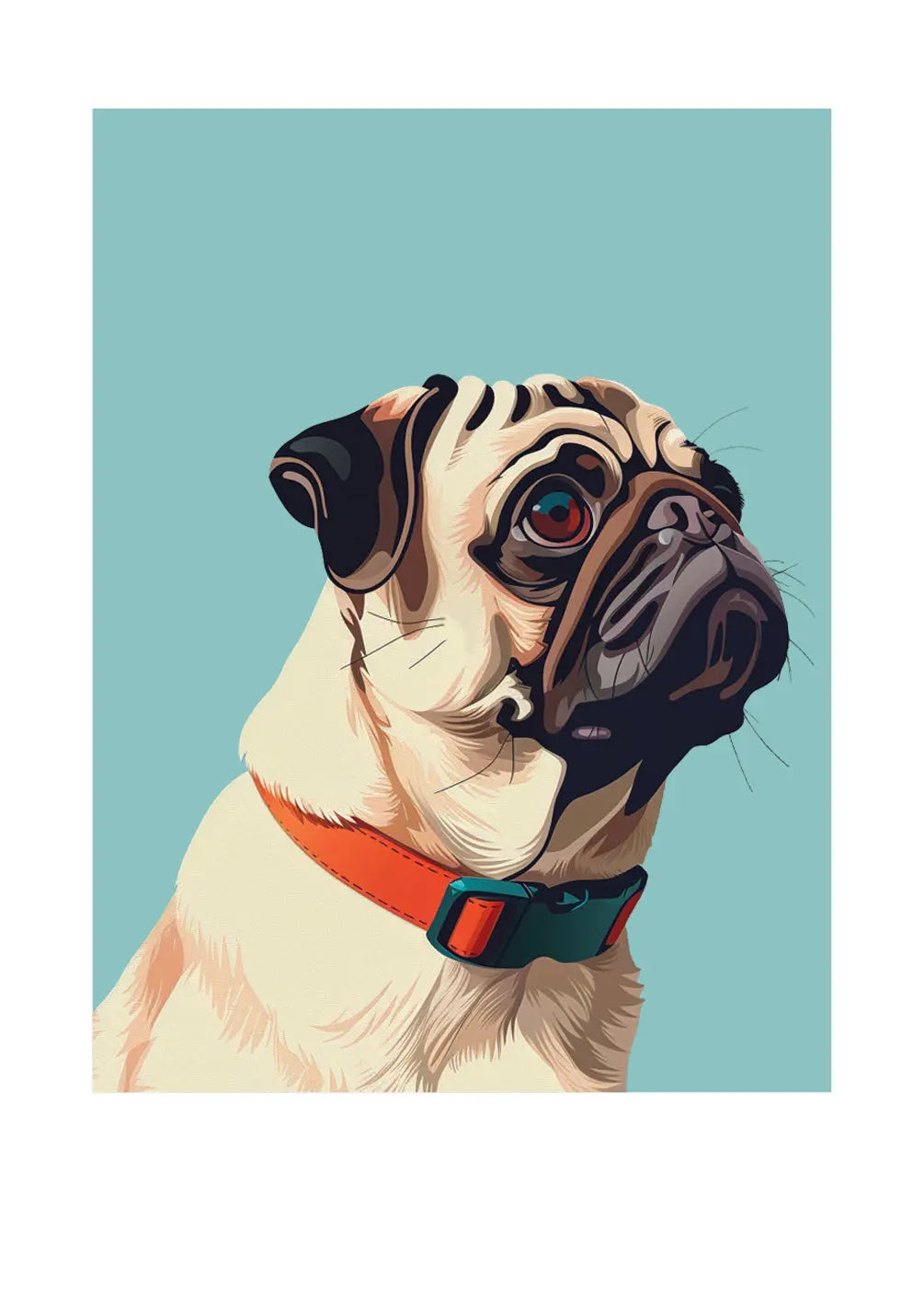 Pug Card - FreshCut Paper
