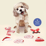 Holiday Poodle Pop-Up Card FreshCut Paper