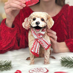 Holiday Poodle Pop-Up Card FreshCut Paper
