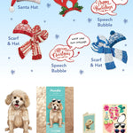 Holiday Poodle Pop-Up Card FreshCut Paper