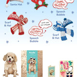 Holiday Poodle Pop-Up Card FreshCut Paper