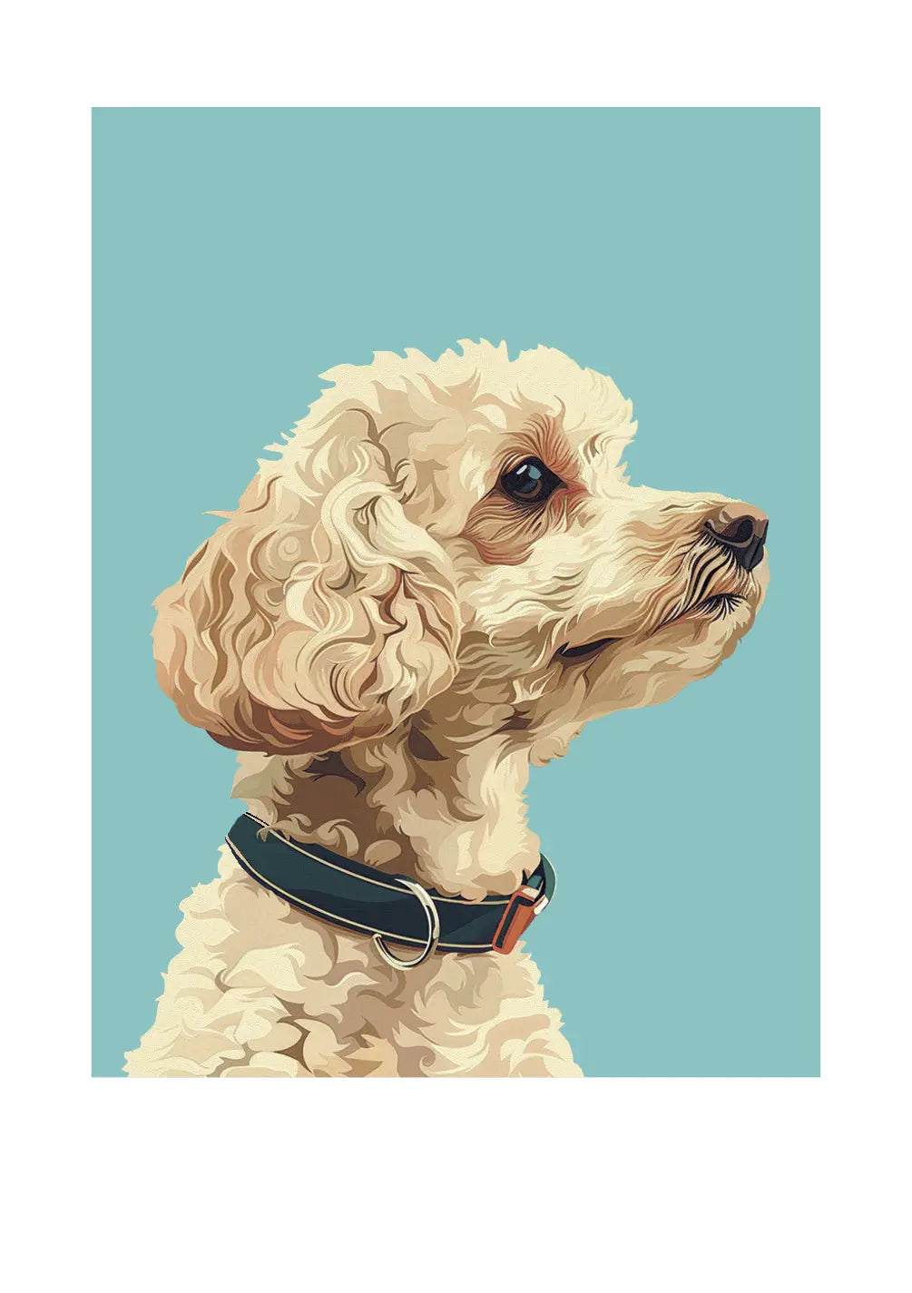 Poodle Card - FreshCut Paper