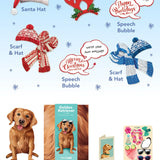 Holiday Golden Retriever Pop-Up Card FreshCut Paper