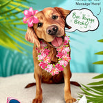 Golden Retriever Pop-Up Pup with vacation accessories