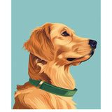 Golden Retriever Card - FreshCut Paper