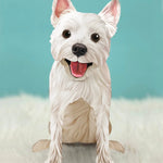 Westie Pop-Up Pup