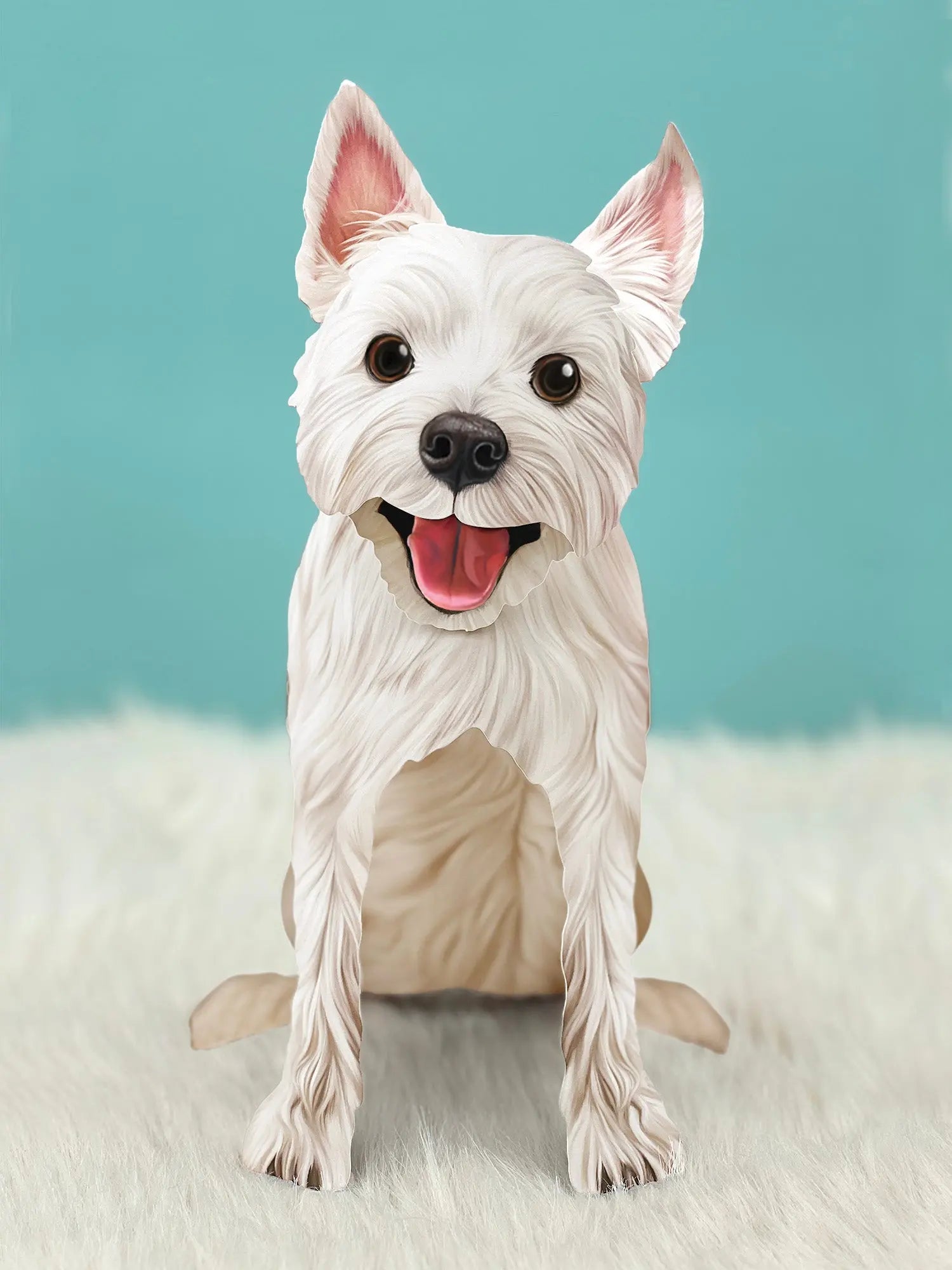 Westie Pop-Up Pup