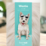 Freshcut paper Westie pop-up card packaging