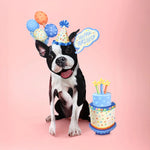 Birthday Boston Terrier Pop-Up Card FreshCut Paper
