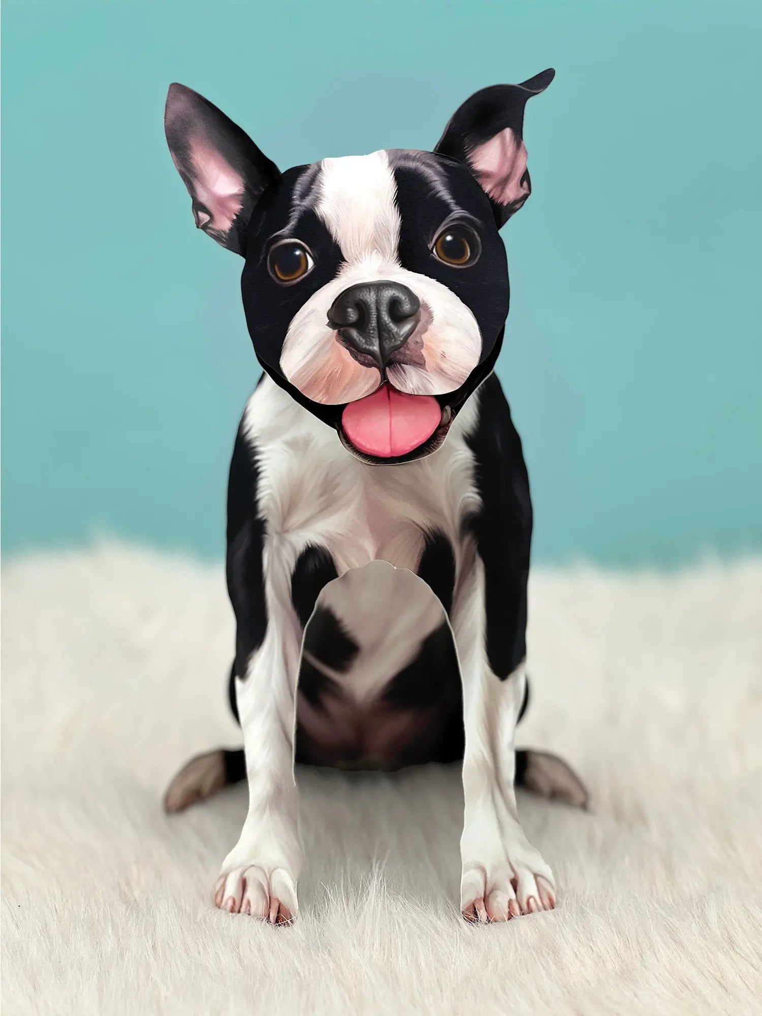 Boston Terrier Pop-Up Pup