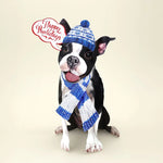 Holiday Boston Terrier Pop-Up Card FreshCut Paper