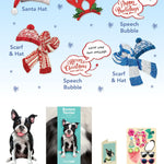 Holiday Boston Terrier Pop-Up Card FreshCut Paper
