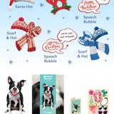 Holiday Boston Terrier Pop-Up Card FreshCut Paper