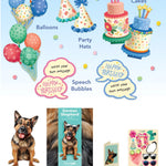 Birthday German Shepherd Pop-Up Card FreshCut Paper