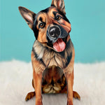 German Shepherd Pop-Up Pup