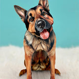German Shepherd Pop-Up Pup