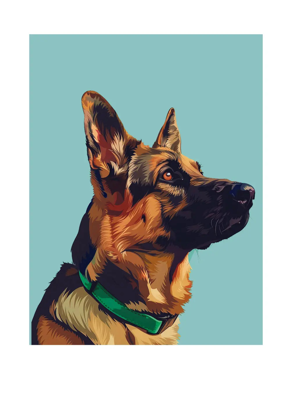 German Shepherd Card - FreshCut Paper