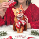 Holiday Orange Tabby Cat