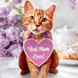 Mother's Day Orange Tabby Cat Pop-Up Card - FreshCut Paper
