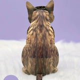 Back of Brown Tabby Pop-Up Cat 