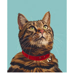 Brown Tabby Cat Card - FreshCut Paper