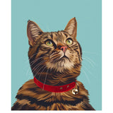 Brown Tabby Cat Card - FreshCut Paper