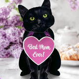 Mother's Day Black Cat Pop-Up Card - FreshCut Paper