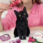 Mother's Day Black Cat Pop-Up Card - FreshCut Paper
