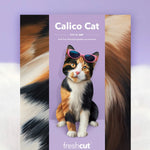 Calico Pop-Up Cat envelope
