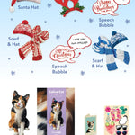Holiday Calico Cat Pop-Up Card FreshCut Paper