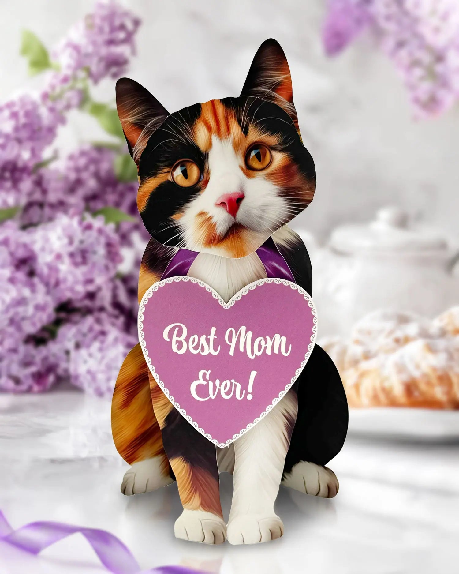 Mother's Day Calico Cat Pop-Up Card - FreshCut Paper
