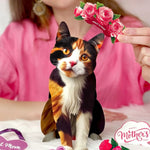 Mother's Day Calico Cat Pop-Up Card - FreshCut Paper