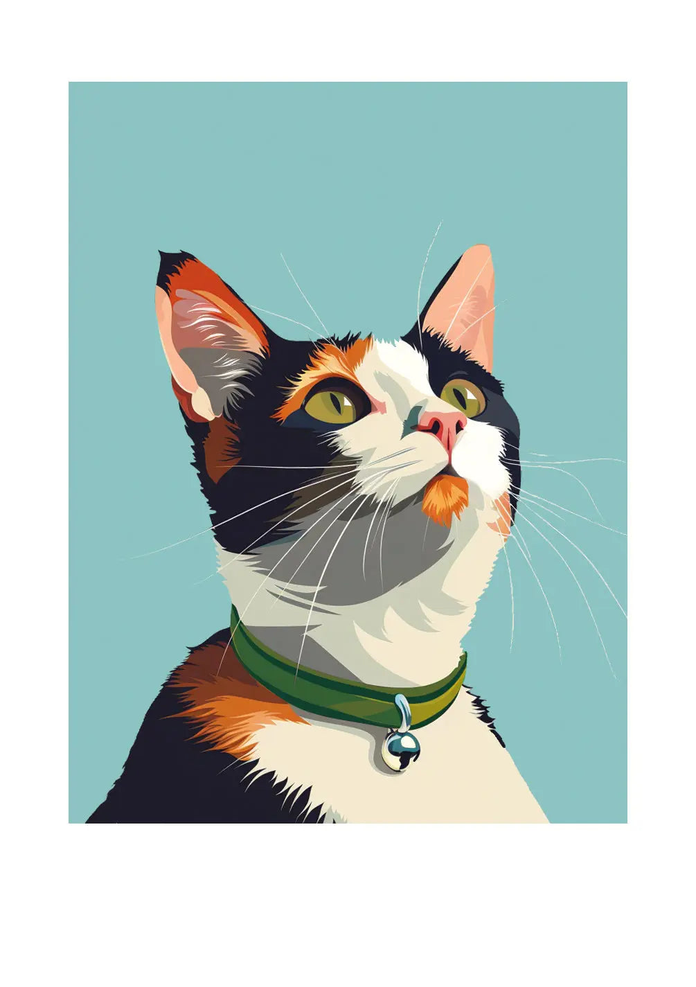 Calico Cat Card - FreshCut Paper