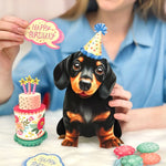 Birthday Dachshund Pop-Up Card FreshCut Paper