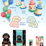 Birthday Dachshund Pop-Up Card FreshCut Paper