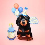 Birthday Dachshund Pop-Up Card FreshCut Paper