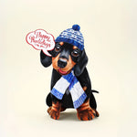 Holiday Dachshund Pop-Up Card FreshCut Paper