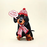 Holiday Dachshund Pop-Up Card FreshCut Paper