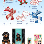 Holiday Dachshund Pop-Up Card FreshCut Paper